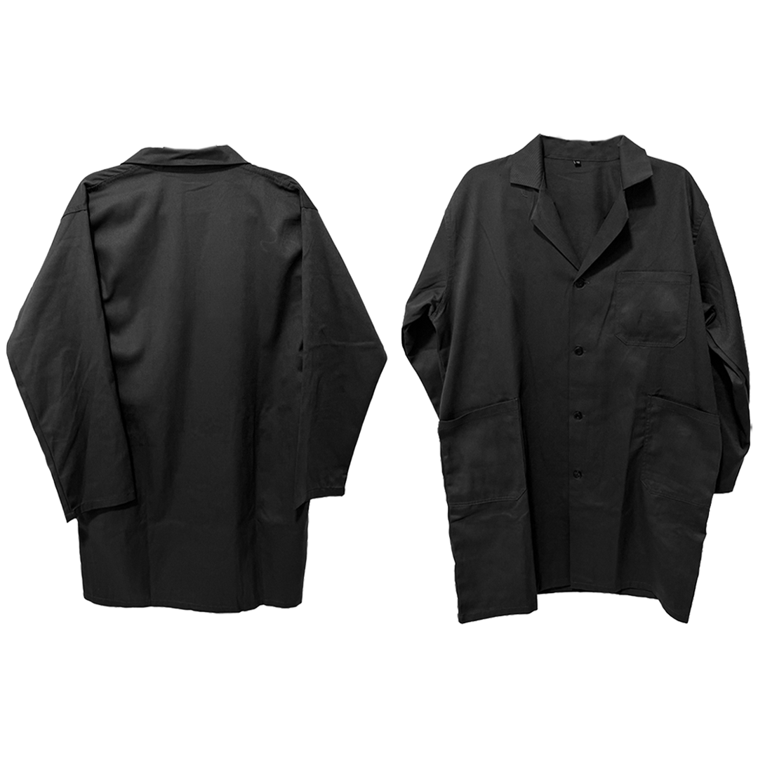 Veste Blouse De Travail Bragard Vintage - Noir - Taille M - Fabriquée à Épinal - France - Neuf Sans étiquette