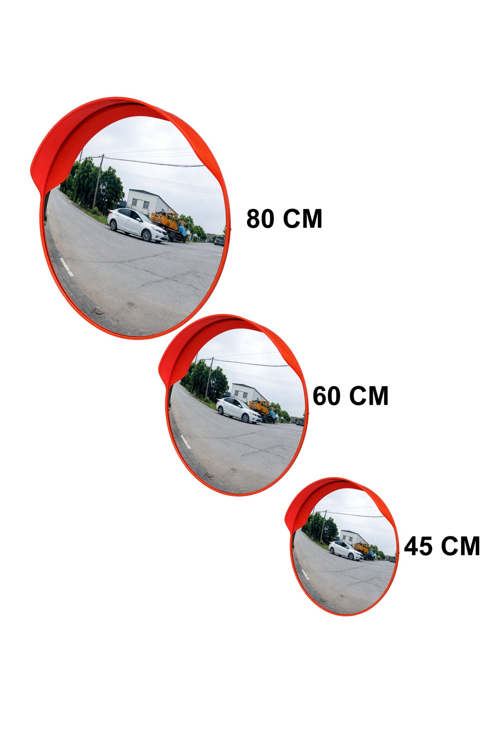 MIROIR CONVEXE DE SECURITE 45/60/80 CM