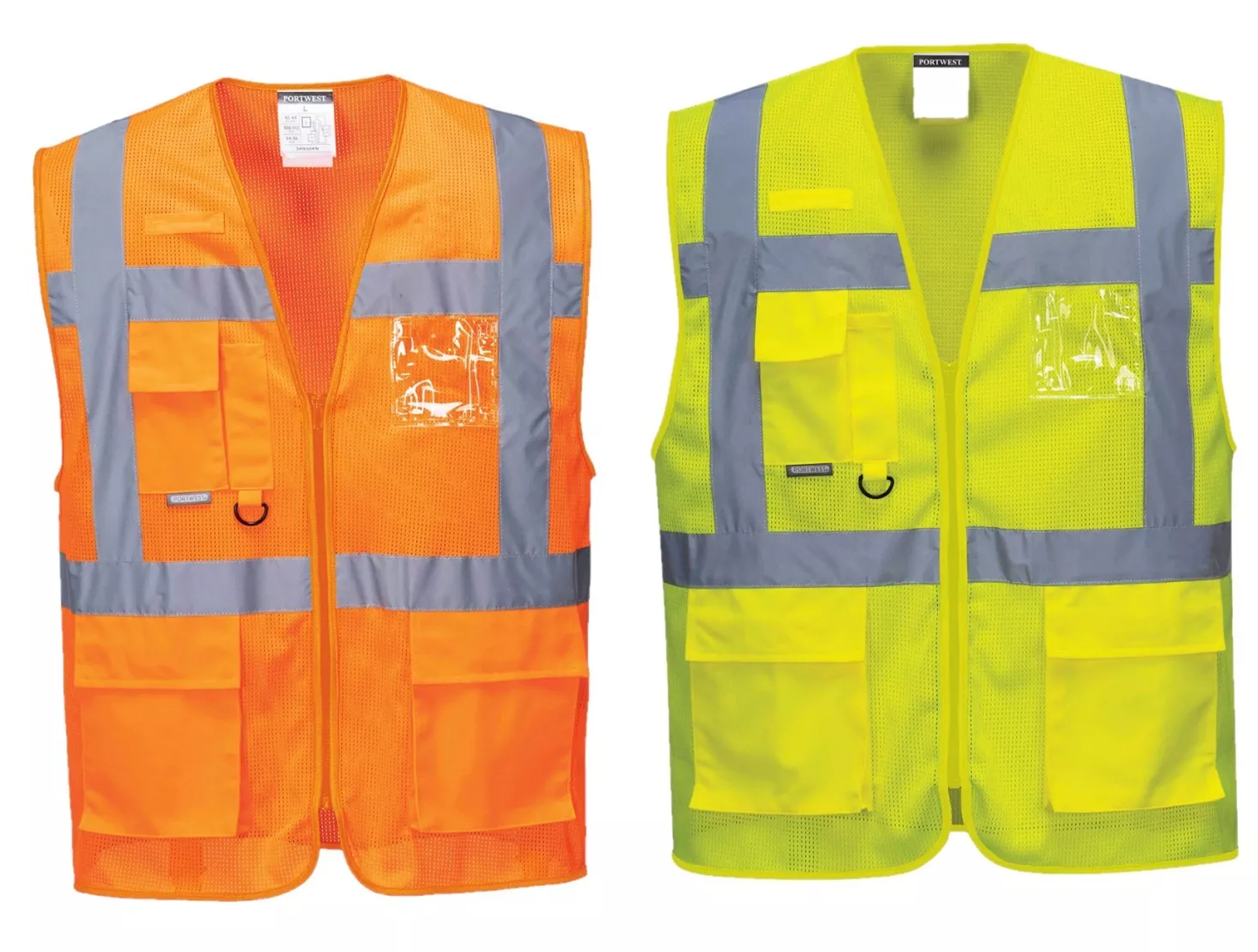 GILET DE CHANTIER HV MULTIPOCHES