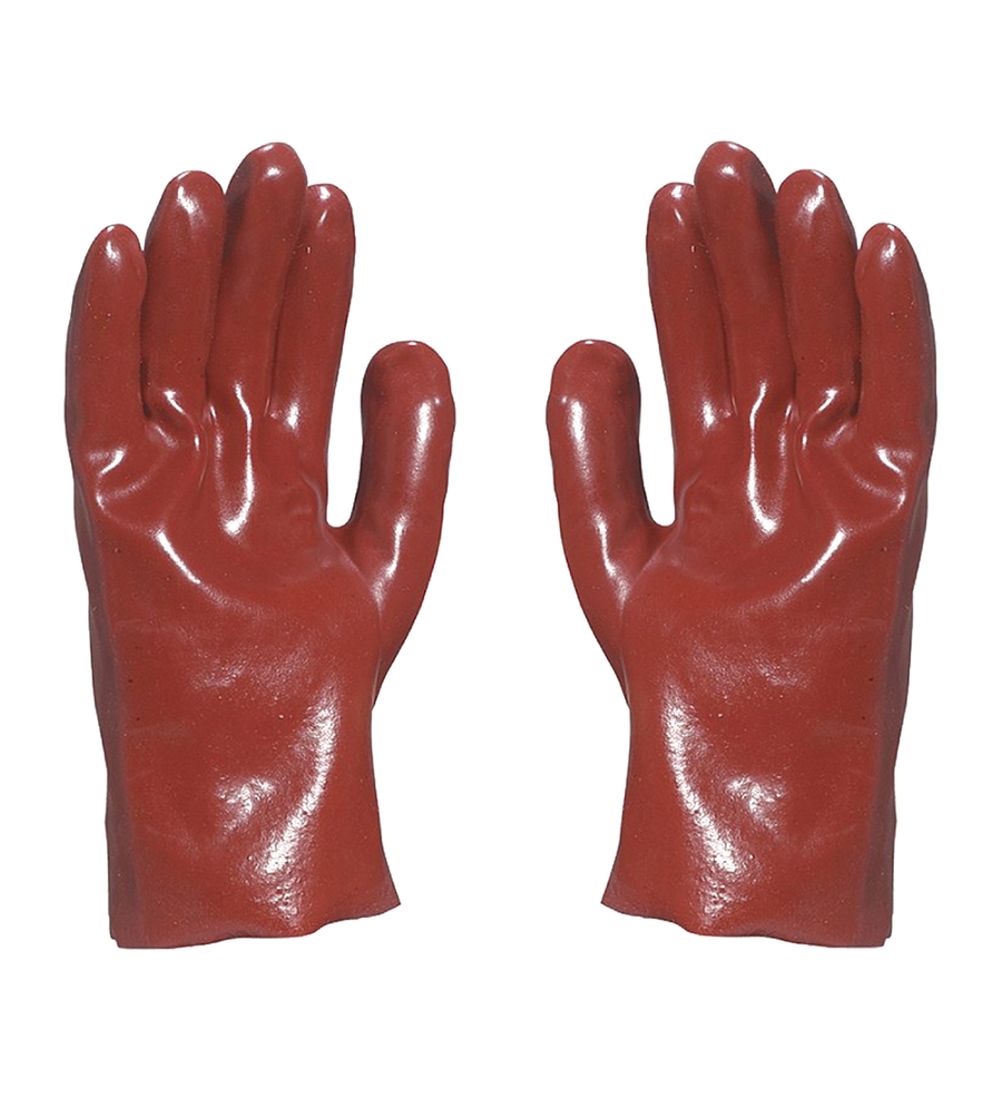 GANT EN PVC ROUGE