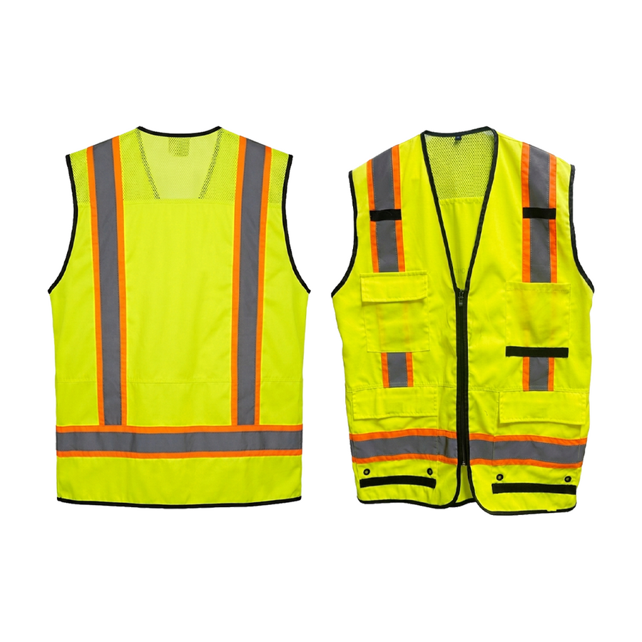 GILET DE TRAVAIL FLUO PRO