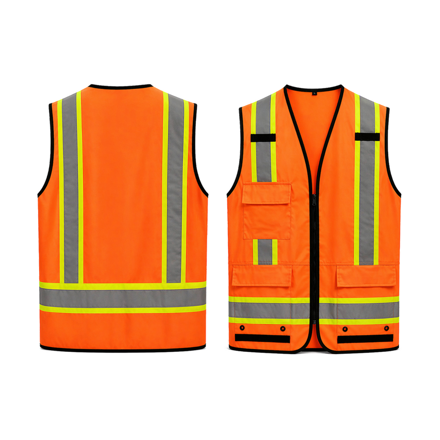 GILET DE TRAVAIL FLUO PRO