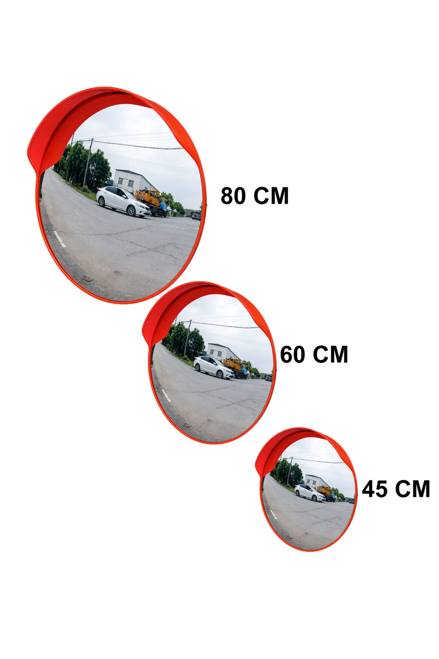 MIROIR CONVEXE DE SECURITE 45/60/80 CM